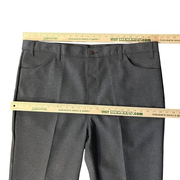 Vintage Levi’s Men’s Gray Pants 46x34 NEW – 100% Polyester – USA Made - Picture 11 of 16